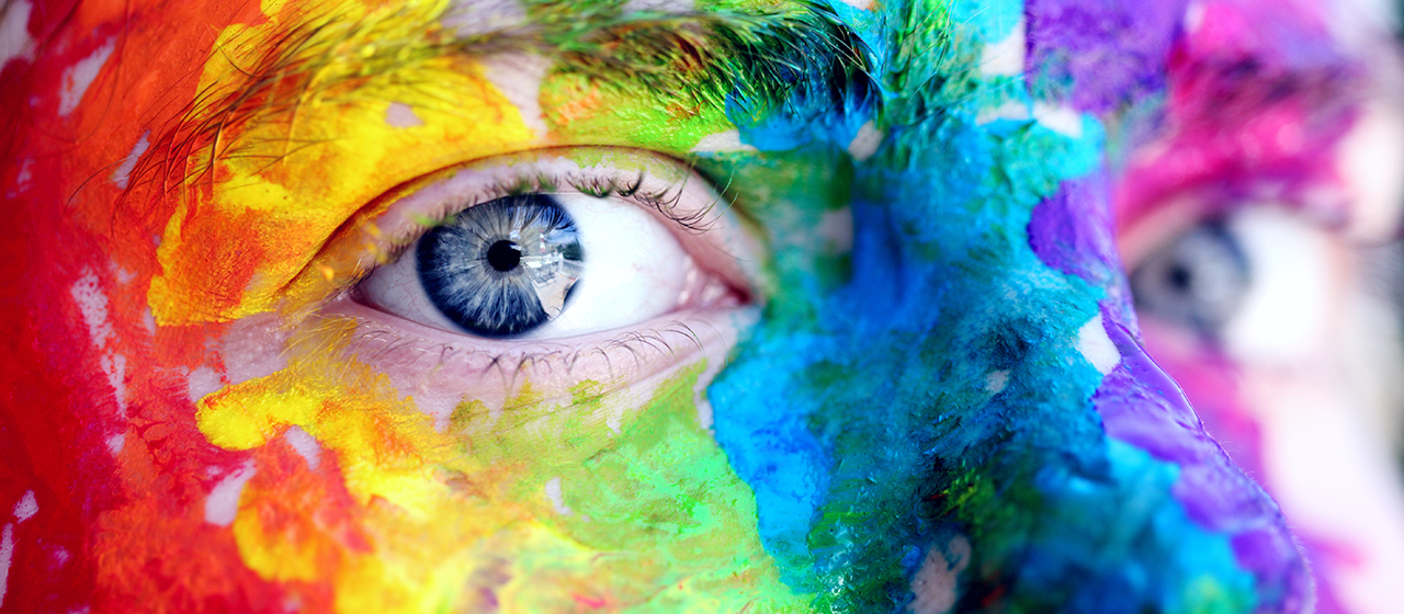 Face in paint